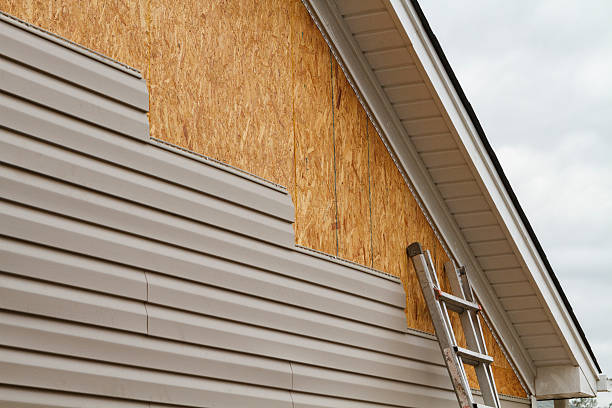 Professional Storm Damage Siding Repair technician working in Riverside, IL